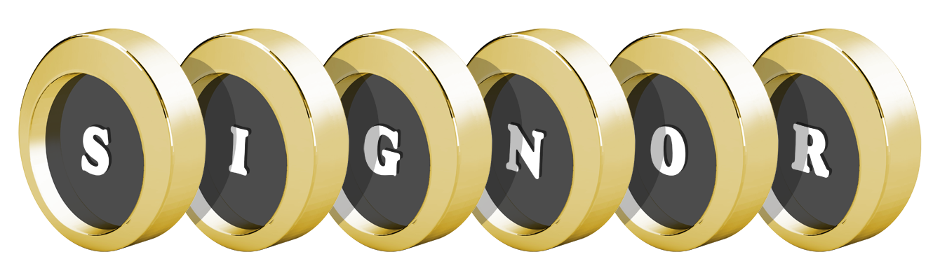Signor gold logo