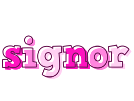 Signor hello logo