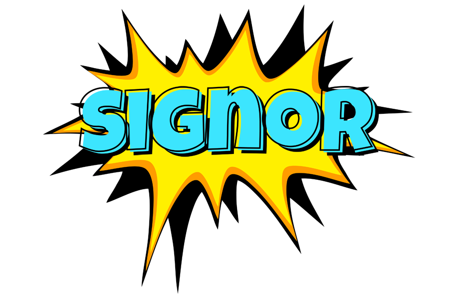 Signor indycar logo