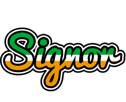 Signor ireland logo