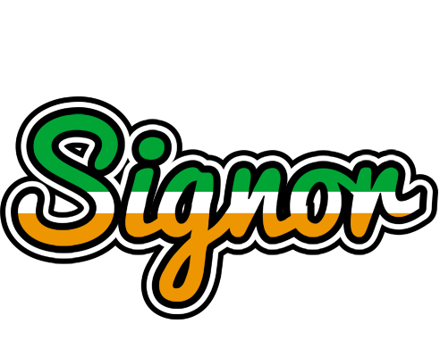 Signor ireland logo