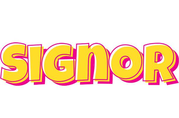 Signor kaboom logo