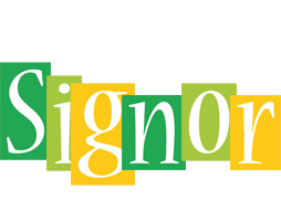 Signor lemonade logo