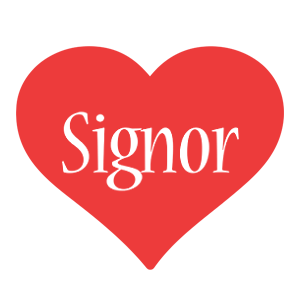 Signor love logo