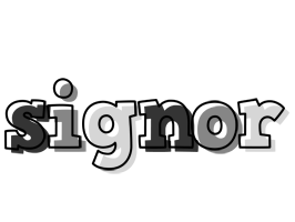 Signor night logo