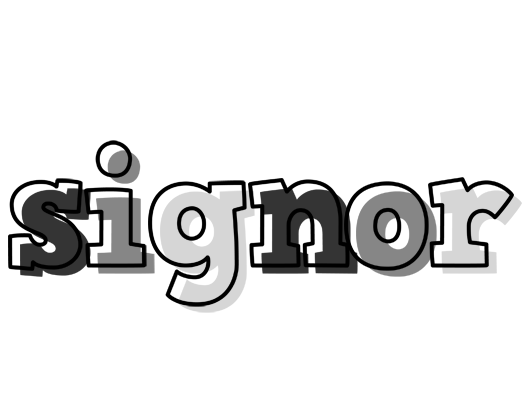 Signor night logo