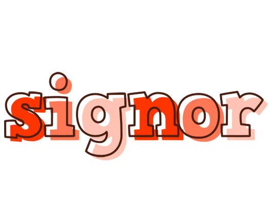 Signor paint logo