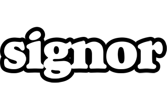 Signor panda logo