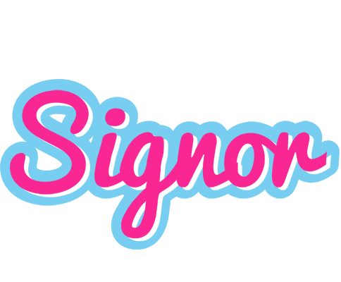 Signor popstar logo