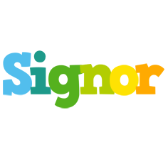 Signor rainbows logo