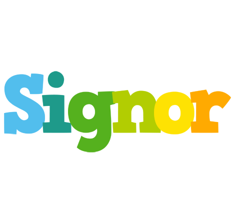 Signor rainbows logo