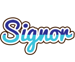 Signor raining logo