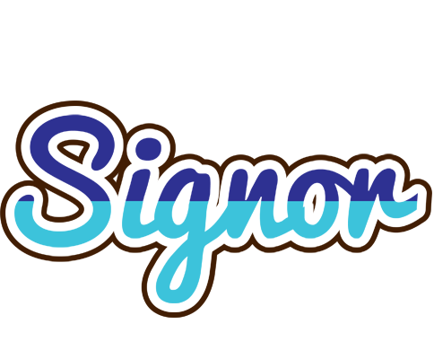 Signor raining logo