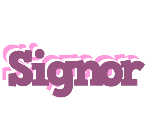 Signor relaxing logo