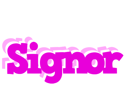 Signor rumba logo