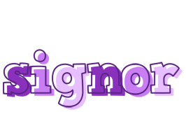 Signor sensual logo