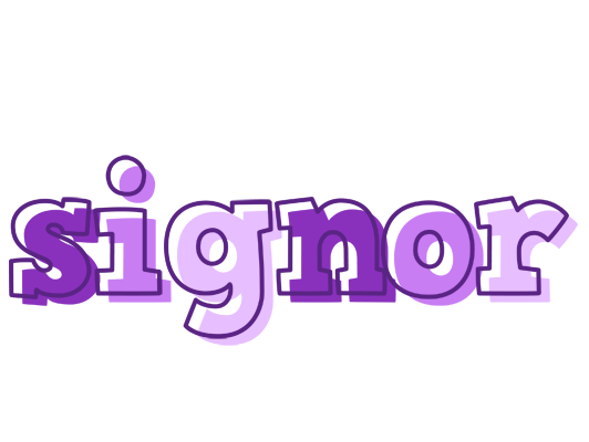 Signor sensual logo