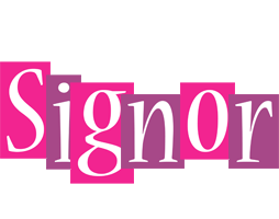 Signor whine logo