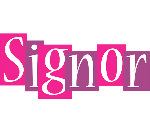 Signor whine logo