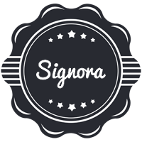 Signora badge logo