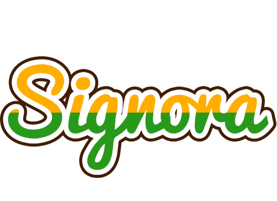 Signora banana logo