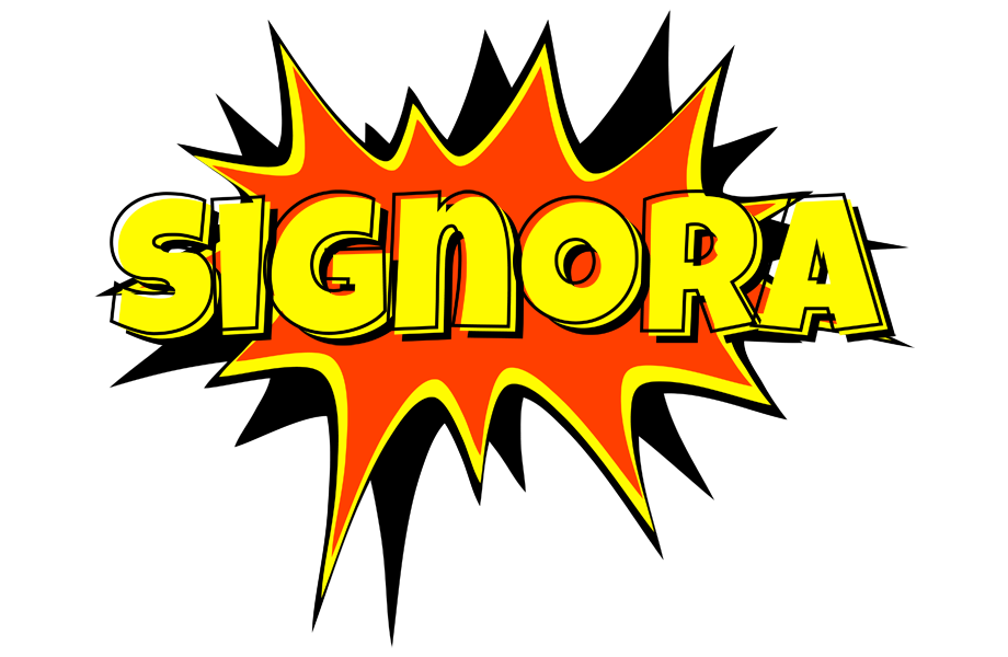 Signora bazinga logo