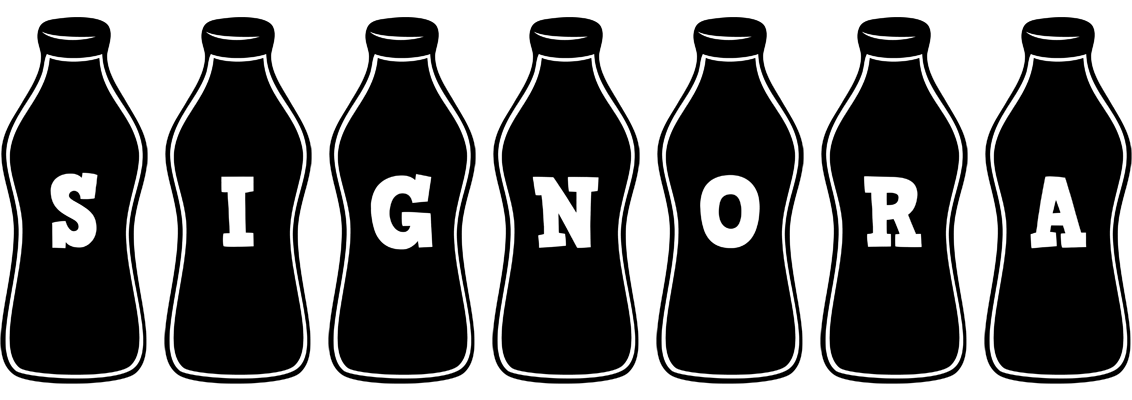 Signora bottle logo