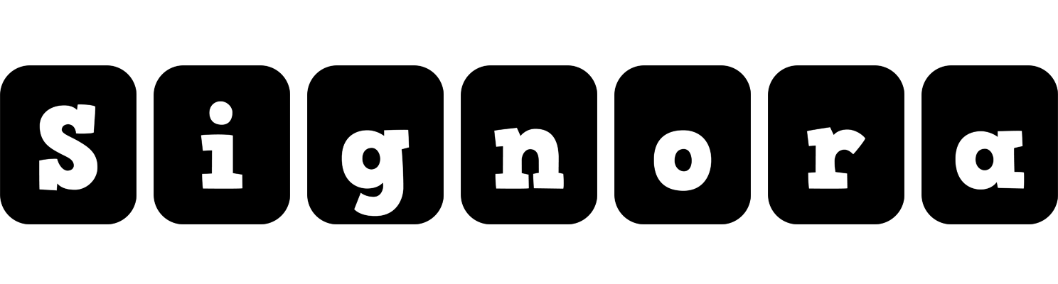 Signora box logo