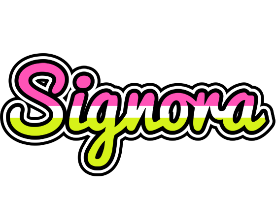 Signora candies logo