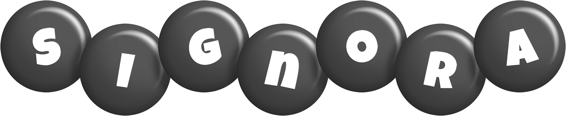 Signora candy-black logo