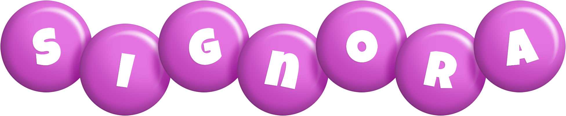 Signora candy-purple logo