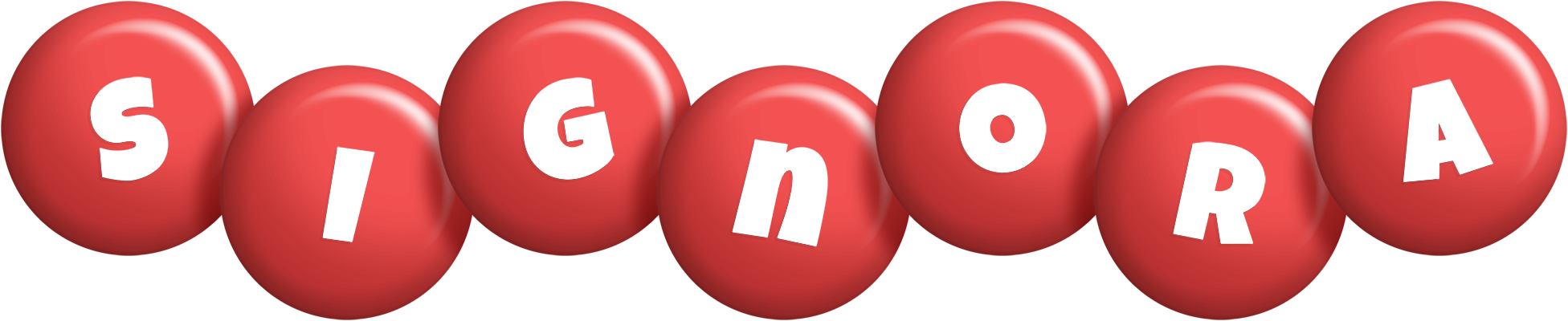 Signora candy-red logo