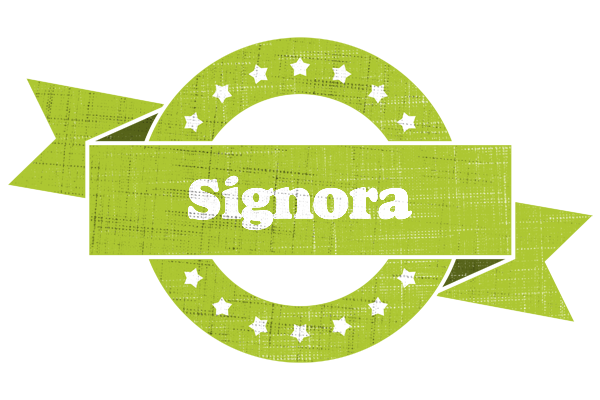 Signora change logo