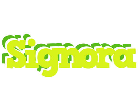 Signora citrus logo