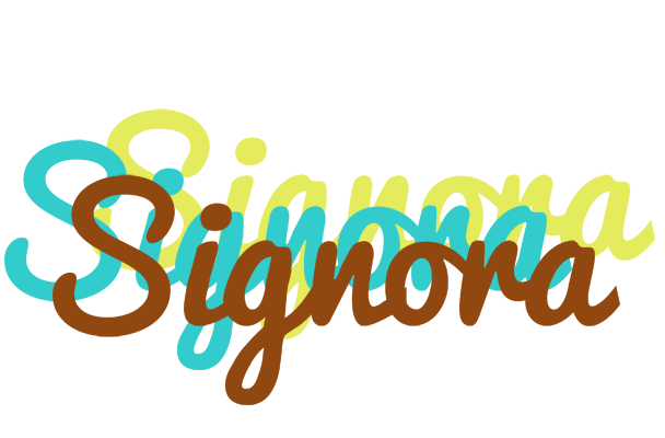 Signora cupcake logo