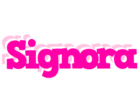 Signora dancing logo