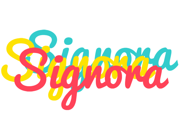 Signora disco logo