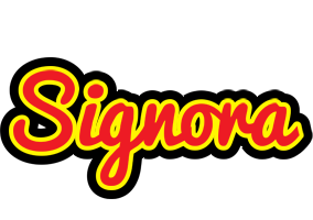 Signora fireman logo