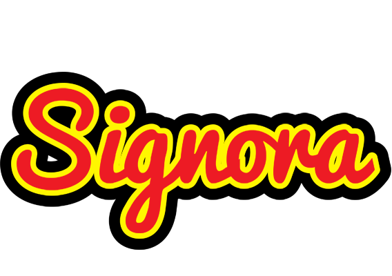 Signora fireman logo