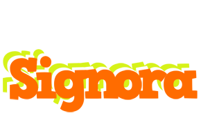 Signora healthy logo