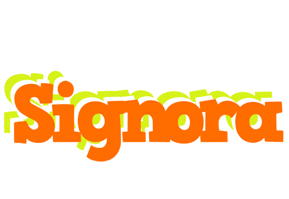 Signora healthy logo