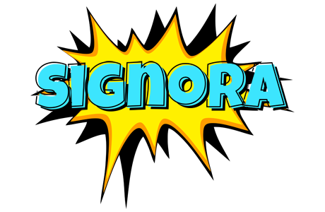 Signora indycar logo