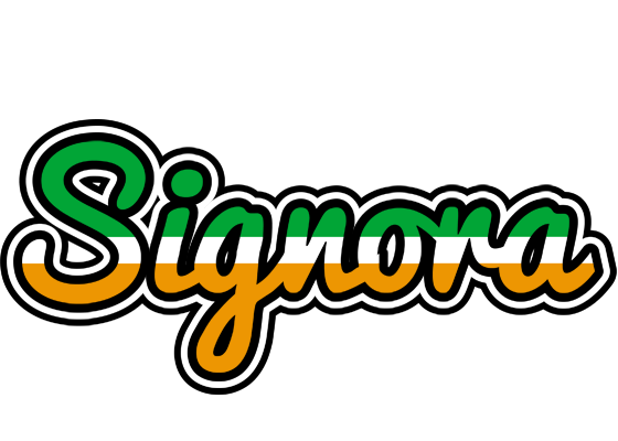 Signora ireland logo