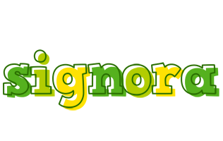 Signora juice logo