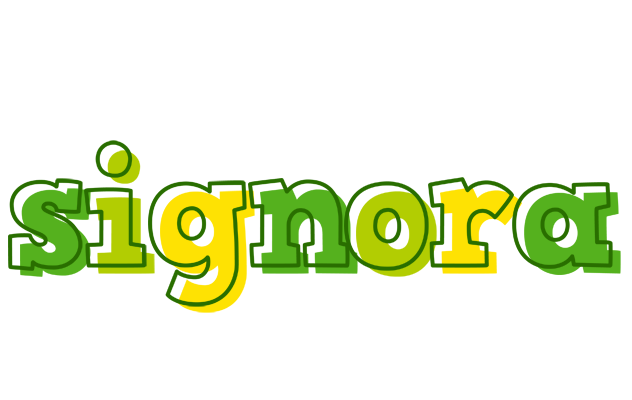 Signora juice logo
