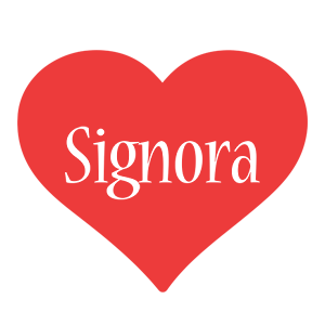 Signora love logo