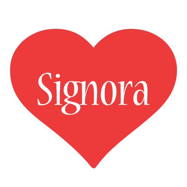 Signora love logo