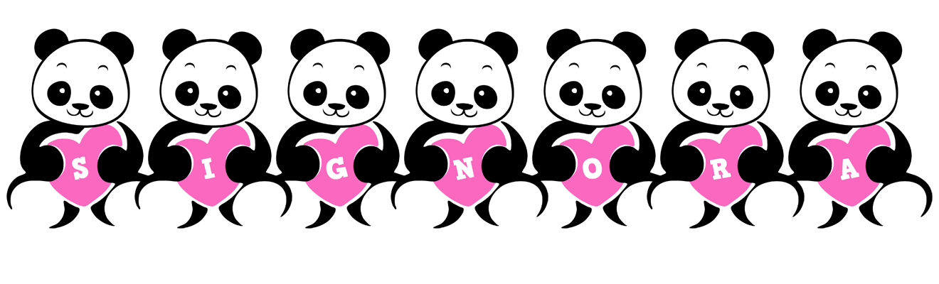 Signora love-panda logo