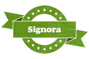 Signora natural logo