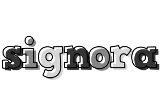 Signora night logo